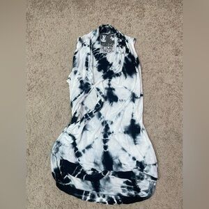 Young Fabulous & Broke Kaleidoscope Sleeveless Faux Wrap Blouse Size Small